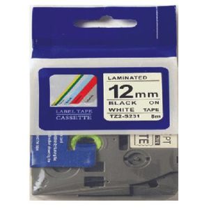 Buy Brother Tze231 Label Tape Black on White