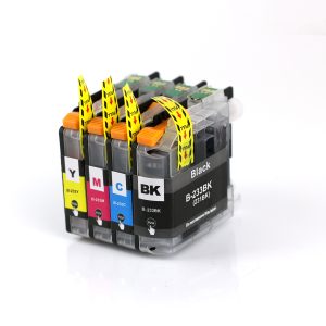 Brother Ink LC233 LC231 Yellow Compatible