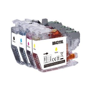 Brother Lc431Xl Value Pack 4 Cartridges